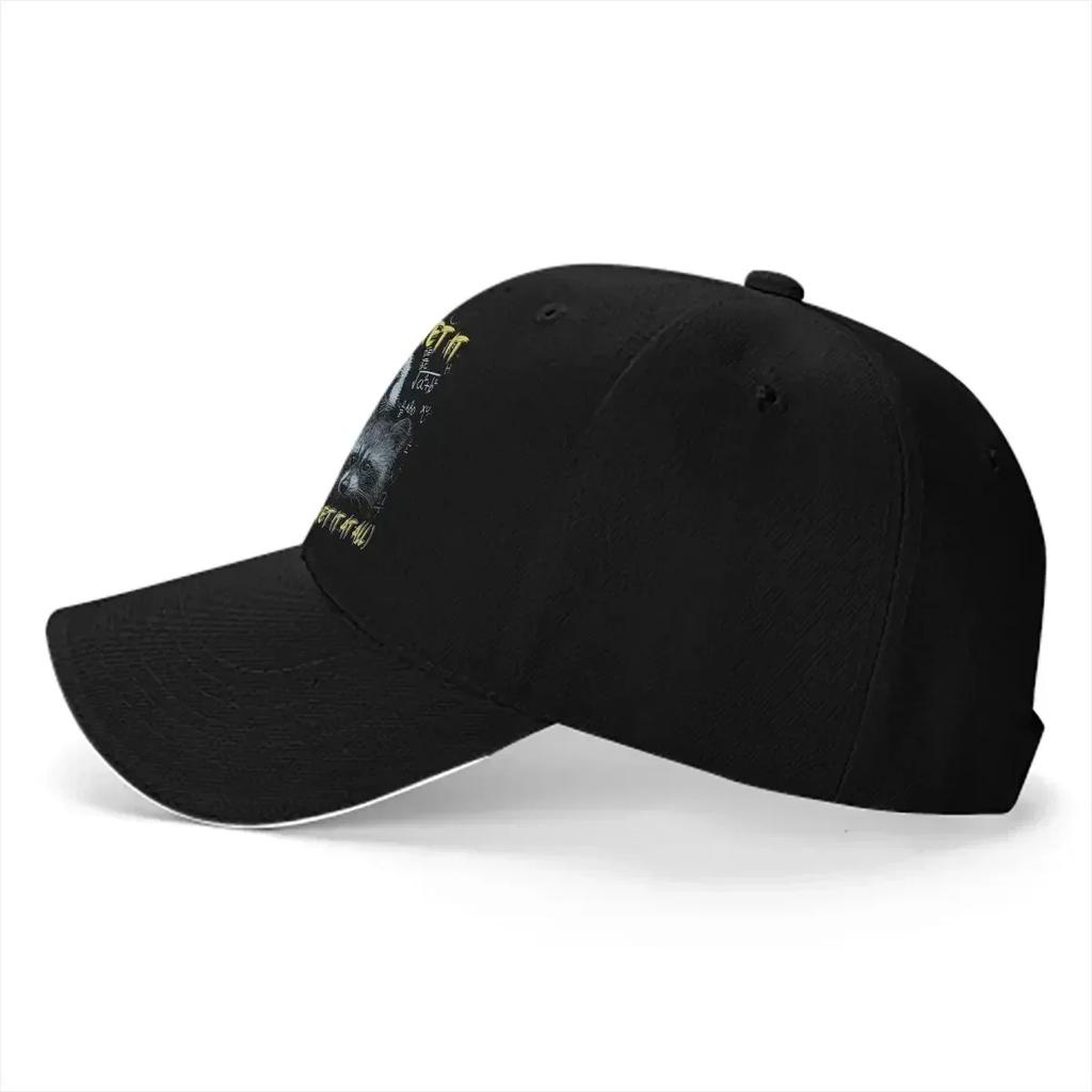 Summer Cap Sun Visor Oh I Get It Raccoon Meme Hip Hop Caps Raccoon Lover Cowboy Hat Adjustable Peaked Hats