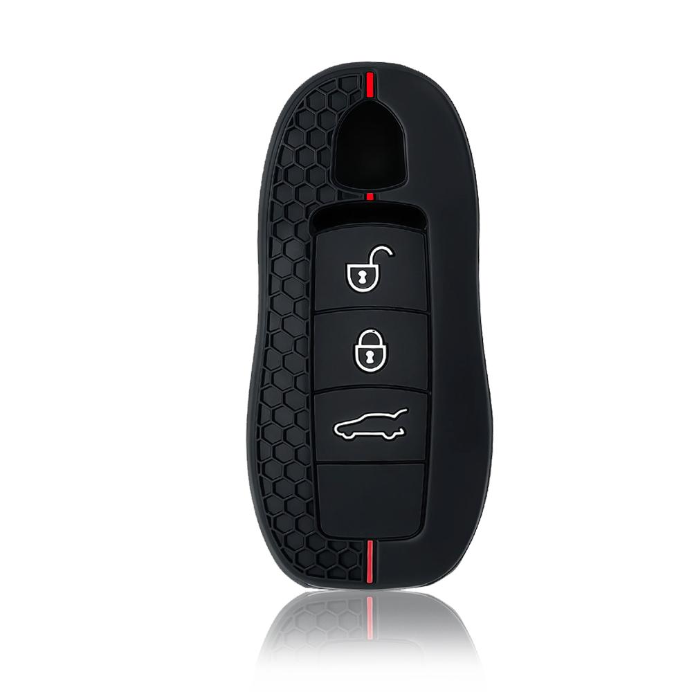 AABKS1 For Porsche Cayenne Panamera Macan Cayman 911 718 918 958 Key Case Cover Shell Fob Remote Key Protector Holder Accessories