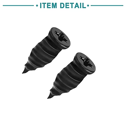 ACROPIX Резиновый гвоздь Быстрый инструмент для шин Самообслуживание 13x6мм Черный 20шт