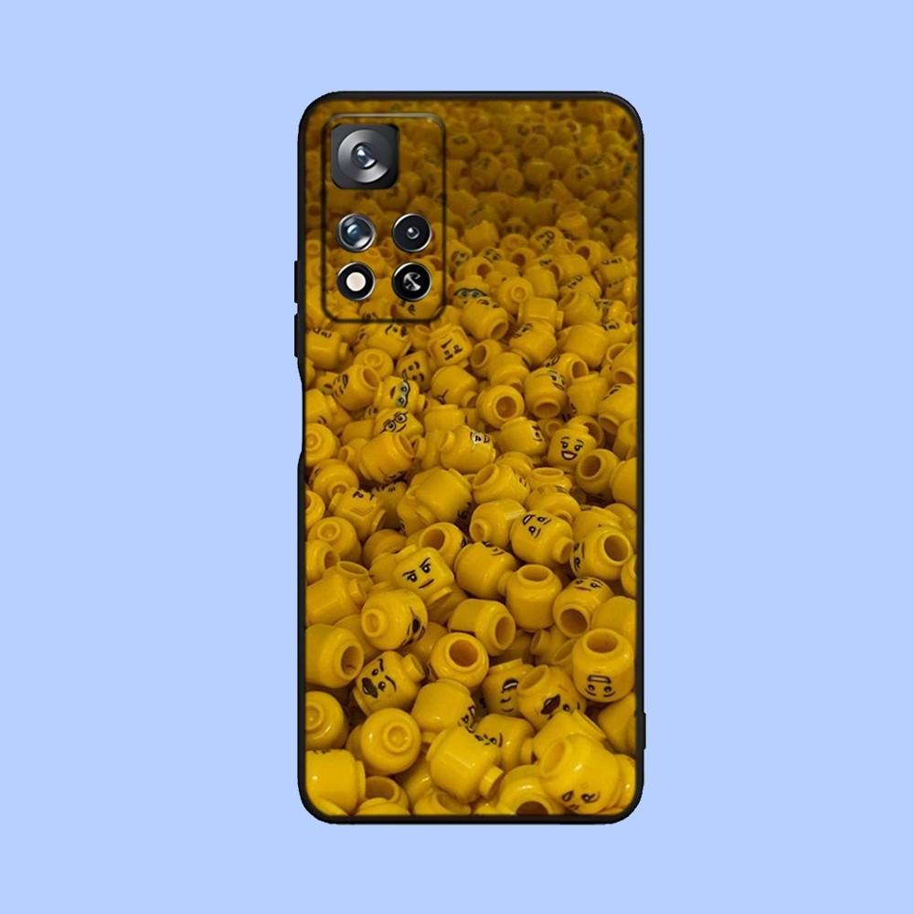 L-Lego Bricks Background Phone Case For Samsung Galaxy A13,A21s,A22,A31,A32,A52,A53,A71,A80,A91 Soft Black Cover