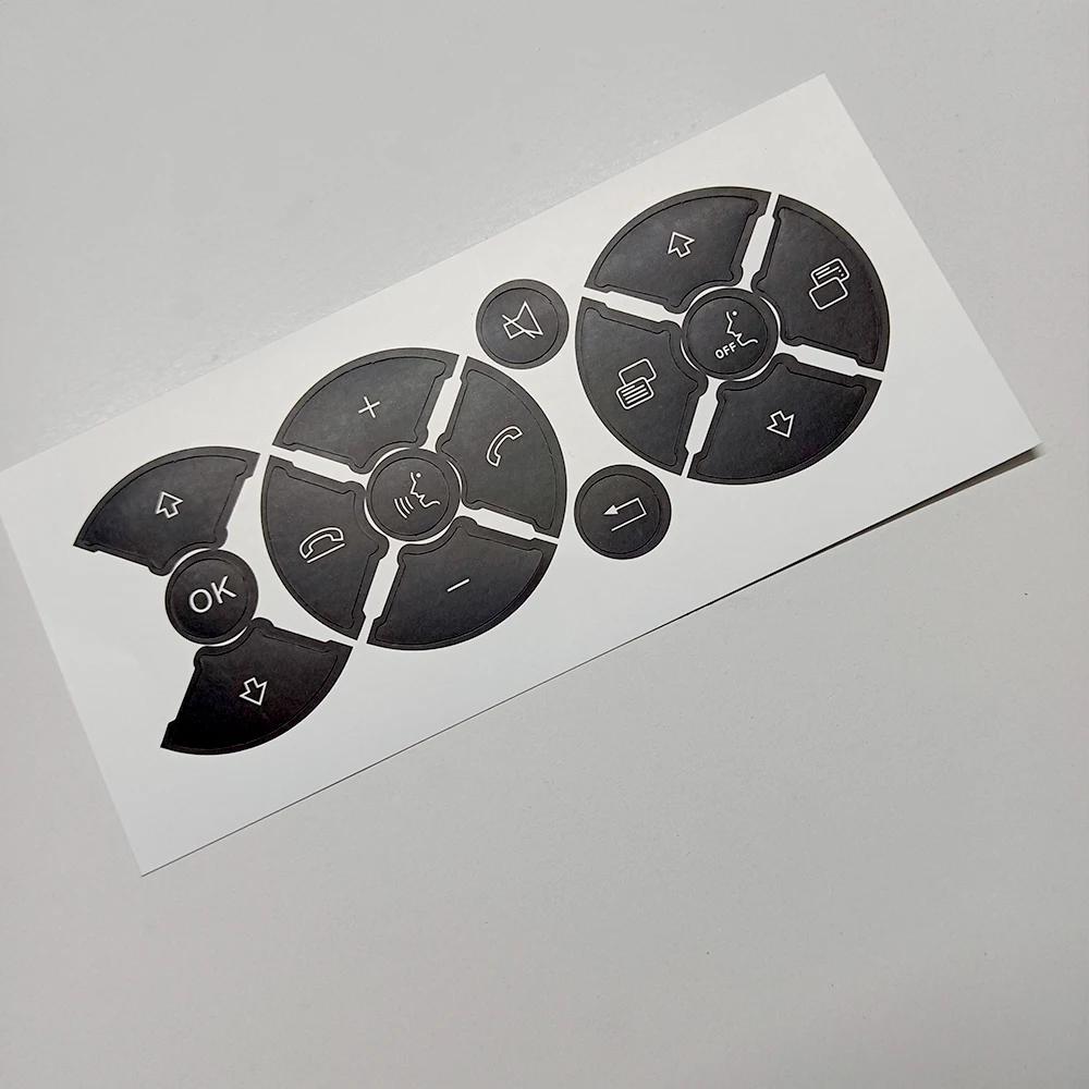 For Mercedes Benz E Class W212 W207 A207 E200 E220 E250 E300 E350 Car Steering Wheel Button Repair Sticker Decal