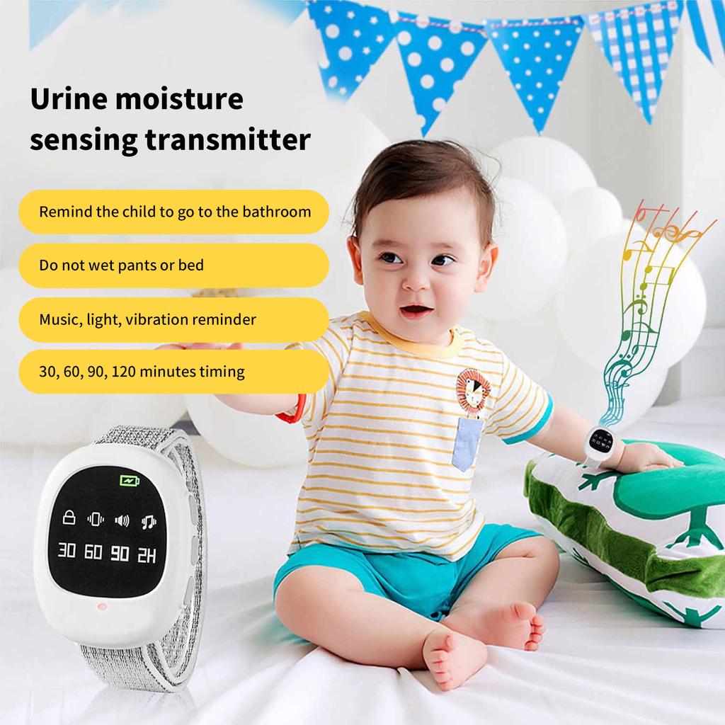 Беспроводной будильник для энуреза 4-тактный музыкальный вибрационный датчик энуреза для детей и пожилых людей