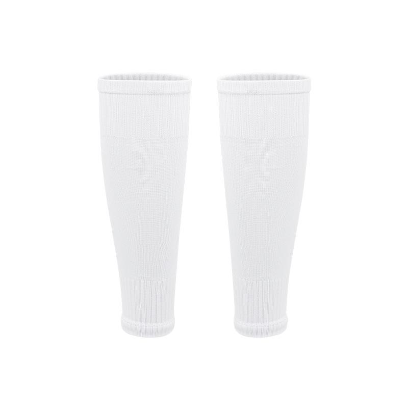 Solid Color Professional Football Socks Adult Leggings Board Leg Cover Running Cycling Footless Tube Socks Calf Compression Socks