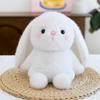 Children's Table with White Rabbit Animal Plush Toy Doll Doll Birthday Gift Doll Rabbit Doll
