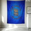 Birmingham City FC Wall Tapestry Aesthetic Wall Hanging Printed Fabric Blanket Decorative Tapestries for Bedroom Living Room Home Decor