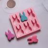 Tooth Shape Silicone Mold 6 Cavity 3D Molar Molds Tray DIY Baking Decorating Tools For Chocolate Gummy Candy Jelly Mold