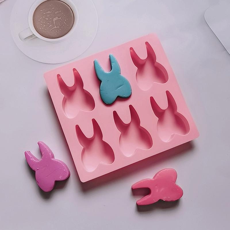 Tooth Shape Silicone Mold 6 Cavity 3D Molar Molds Tray DIY Baking Decorating Tools For Chocolate Gummy Candy Jelly Mold