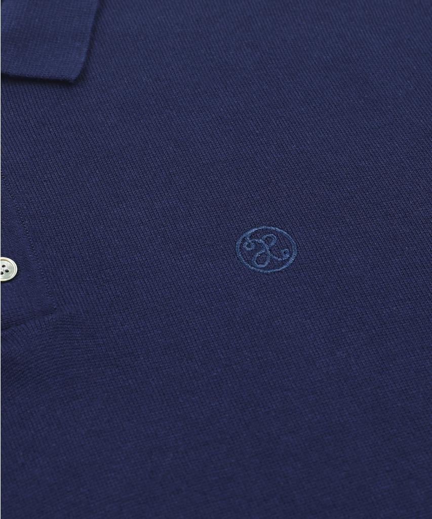 XTONZ Xtk181 Colored Layered Collar Knit (Navy)