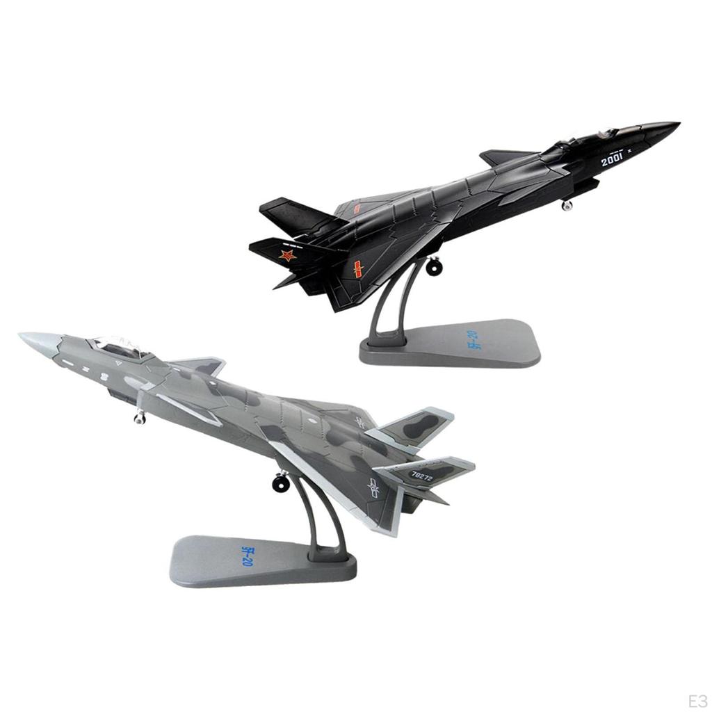 J20 Fighter Aircraft Model for Elegant Home Display