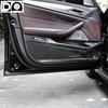 Защитная пластина из углеродного волокна для дверной панели BMW 1, 3, 5 серии, 6GT, X1, X3, X5 - полностью покрытая антиударная пластина
