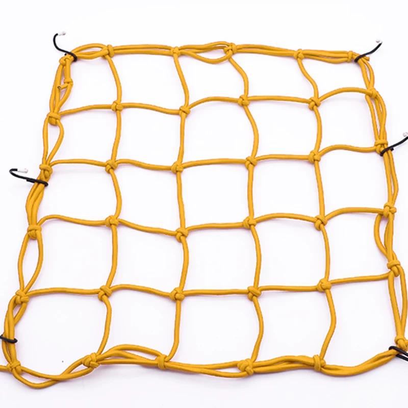 1 PC Motorcycle Luggage Net Helmet Mesh Fuel Tank Storage Rubber Band Luggage Compaction Storage Cargo Sorting Net