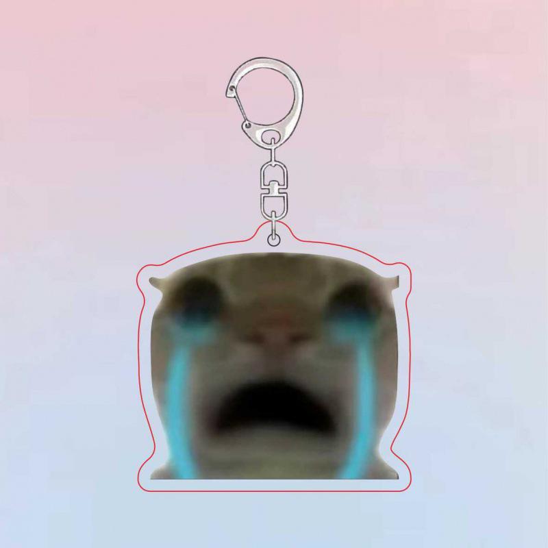 Причудливый брелок для ключей «Котенок»: Юмористический подарок-прикол для рюкзаков и дней рождения