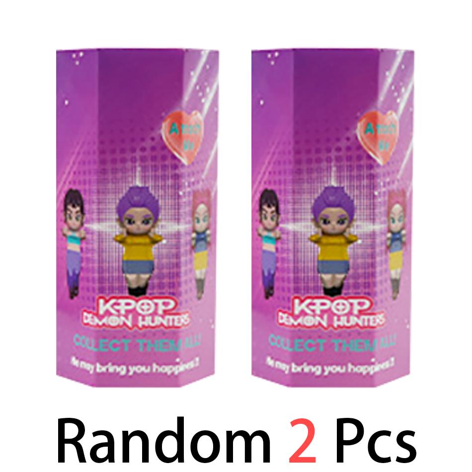 Версия Q K-pop Охотники на демонов коробка Фигурка Игрушка Derpys Tiger Rumi Mira Zoey Sussy Фигурка Кукла Фанаты Рождество день рождения Подарок