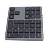 Number Pad Wireless   Dual Mode 35 Keys Rechargeable   Numeric Keypad for Laptop PC Tablet