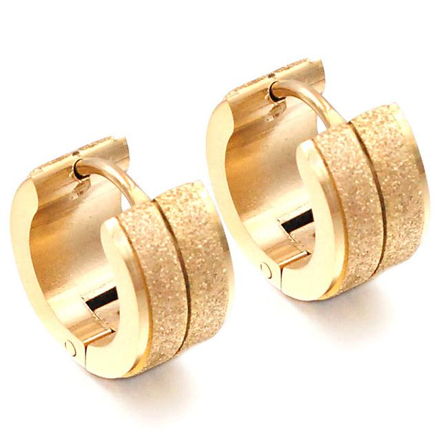 Wedding Women Punk Rock Metal Stud Earrings Classical Jewelry Fashion Men Accessories