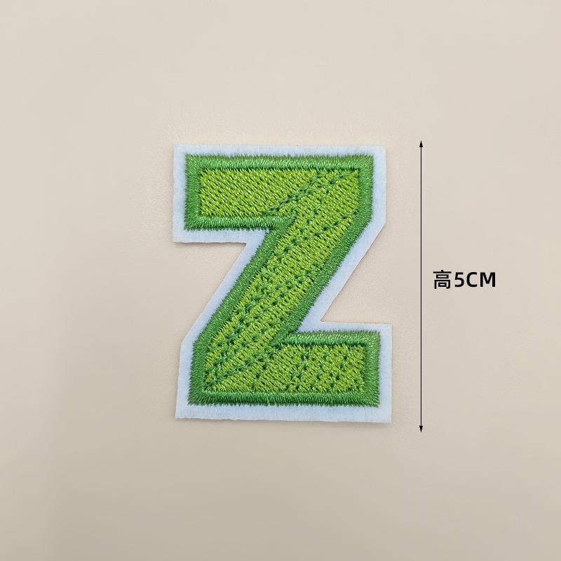 26 шт. цветных термоклеевых нашивок с буквами, вышитых патчей AZ, аппликация на одежду, платья, шляпы, носки, джинсы, аксессуары для самостоятельного изготовления