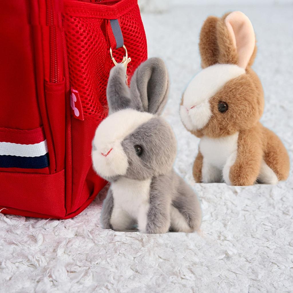 Ultrasoft Stuffed Animal Plush Bunny Rabbit Toy for Kids Girl Lovely Animal Doll Baby Toy Plushie Handbag Ornament Pendant