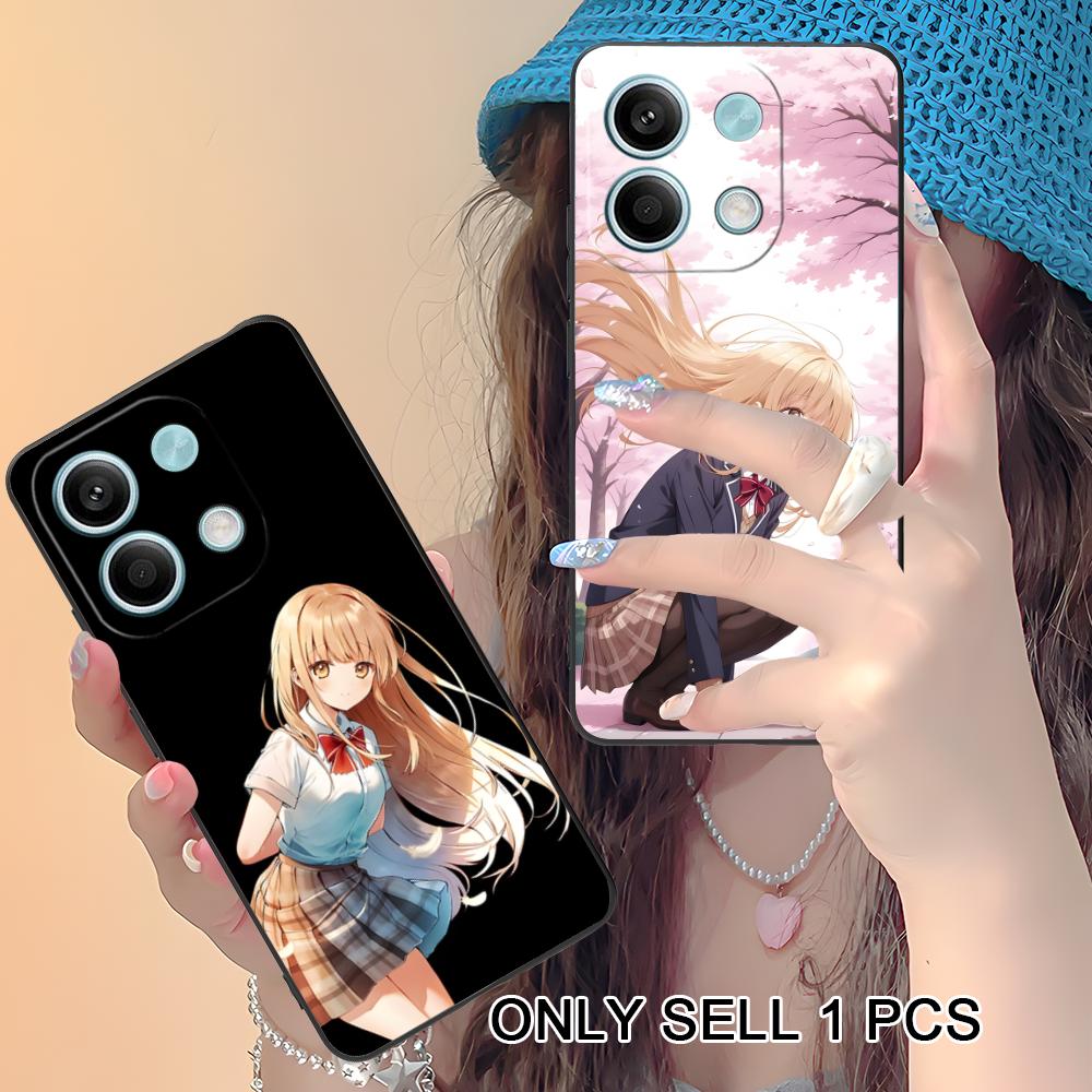 Чехол для телефона Angel Mahiru Shina для Xiaomi Redmi Note 14 13 12 11 S Pro Plus 4G 5G Мягкий ТПУ Ударопрочный Чехол
