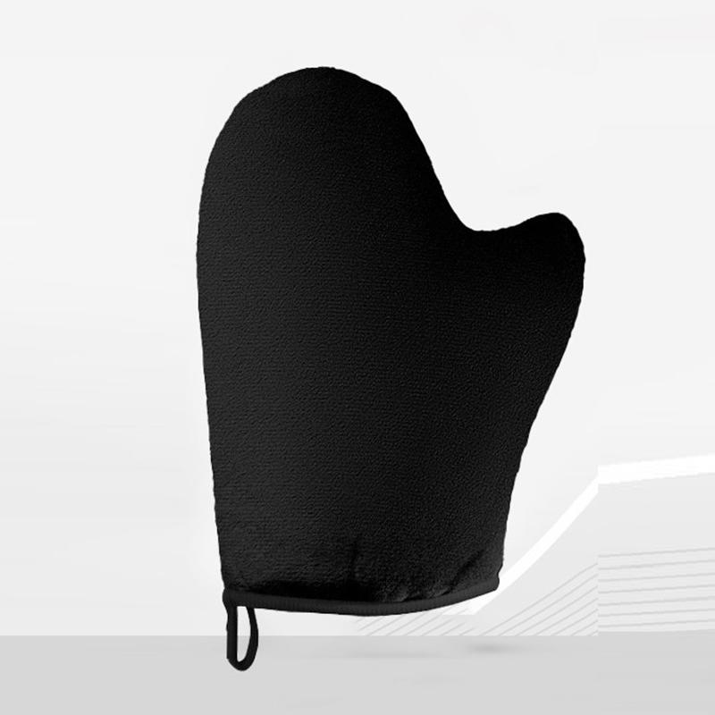 Перчатка для лосьона для тела, двухсторонняя варежка для автозагара, предотвращает липкость рук, быстросохнущая перчатка для флокирования, аппликатор для макияжа