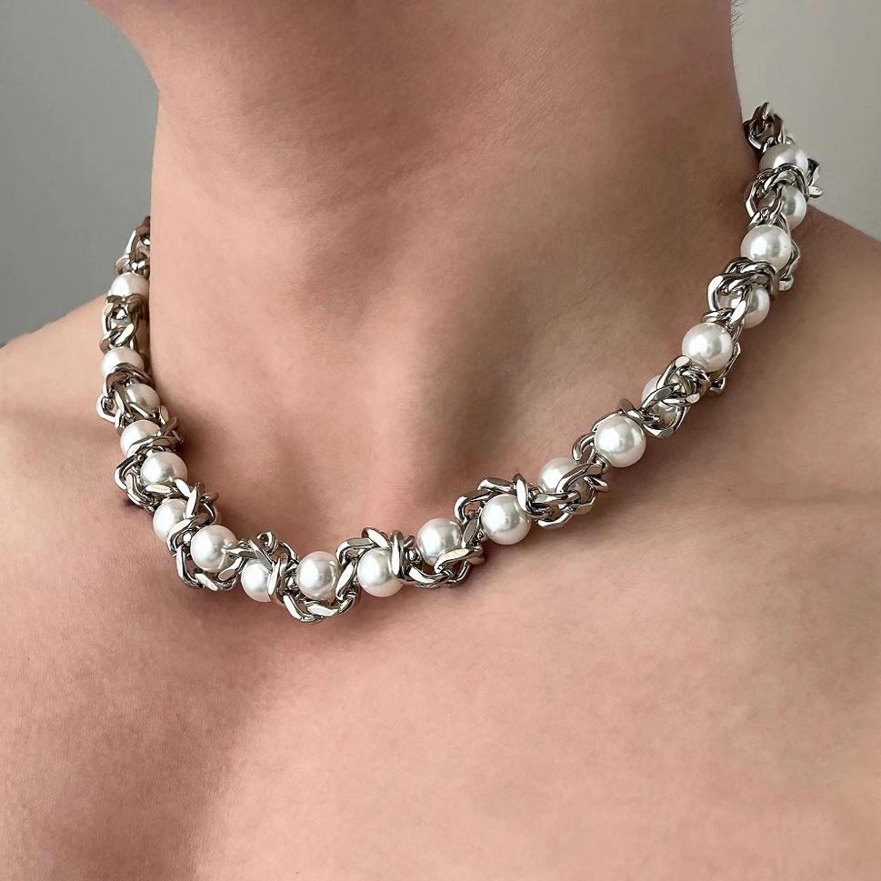 1 Модное мужское ожерелье, Хип-хоп массивная кубинская цепь, Ожерелье с нишевым дизайном змеи, Ювелирные изделия для вечеринки на музыкальном фестивале