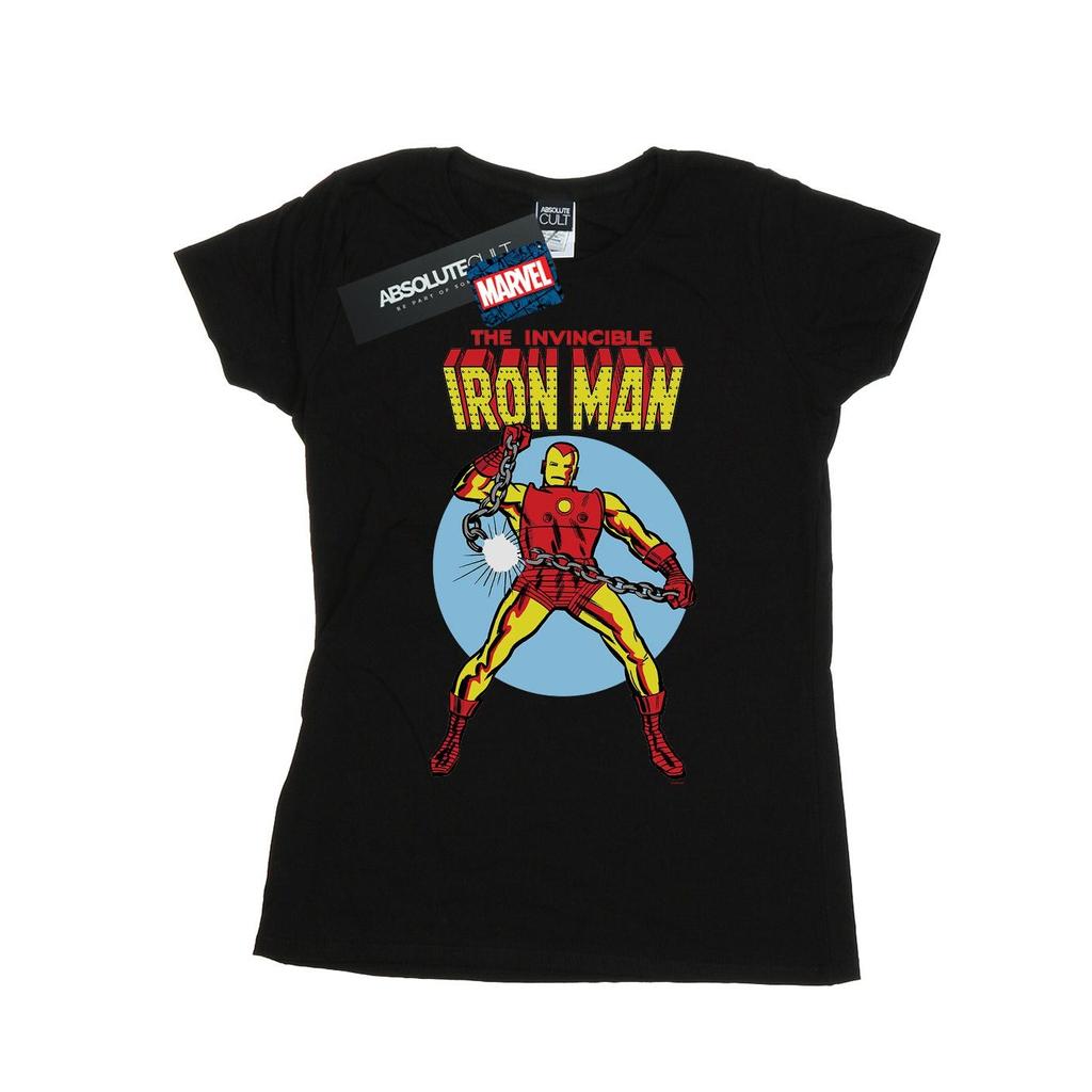 Marvel Womens/Ladies The Invincible Iron Man Cotton T-Shirt