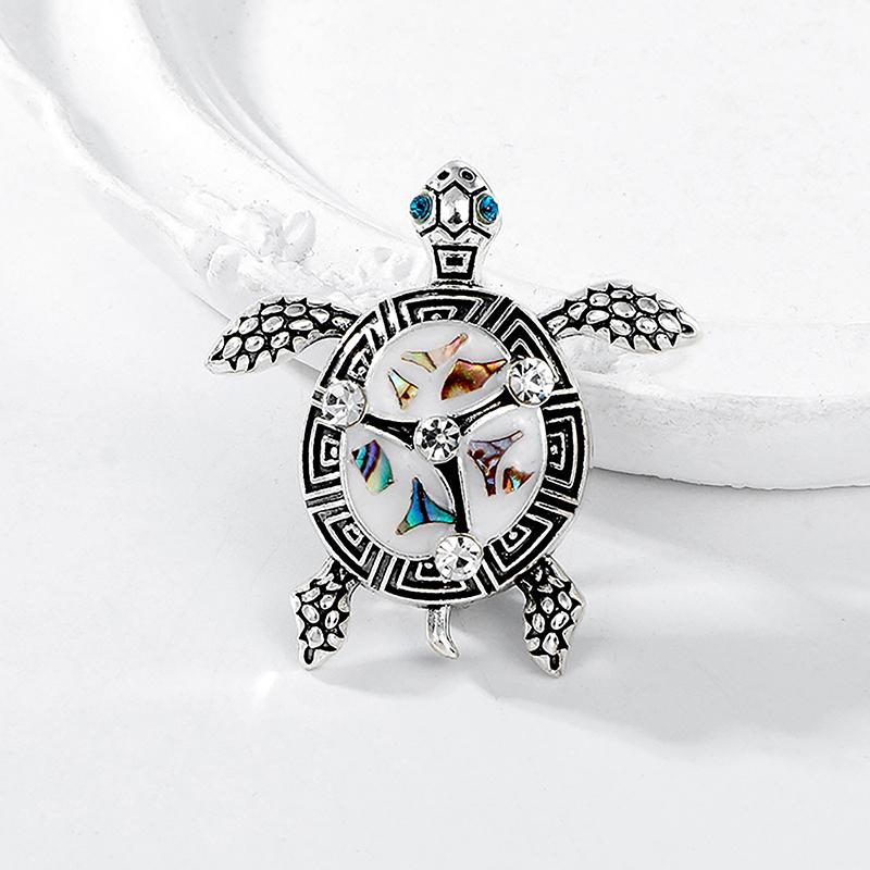 Винтажные преувеличенные броши в виде черепахи для женщин, одежда, ювелирные изделия, аксессуары для вечеринок, подарок