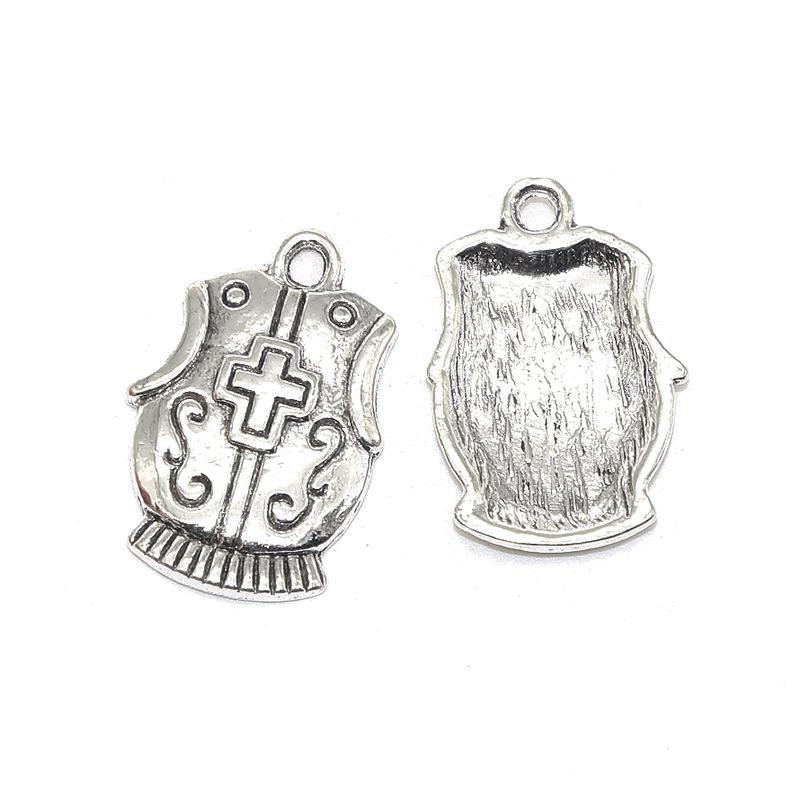 Комплект украшений из сплава своими руками: Шлем на библейскую тему, Доспехи, Щит, Меч, Шармы для браслетов, ожерелий, серег или подвесок