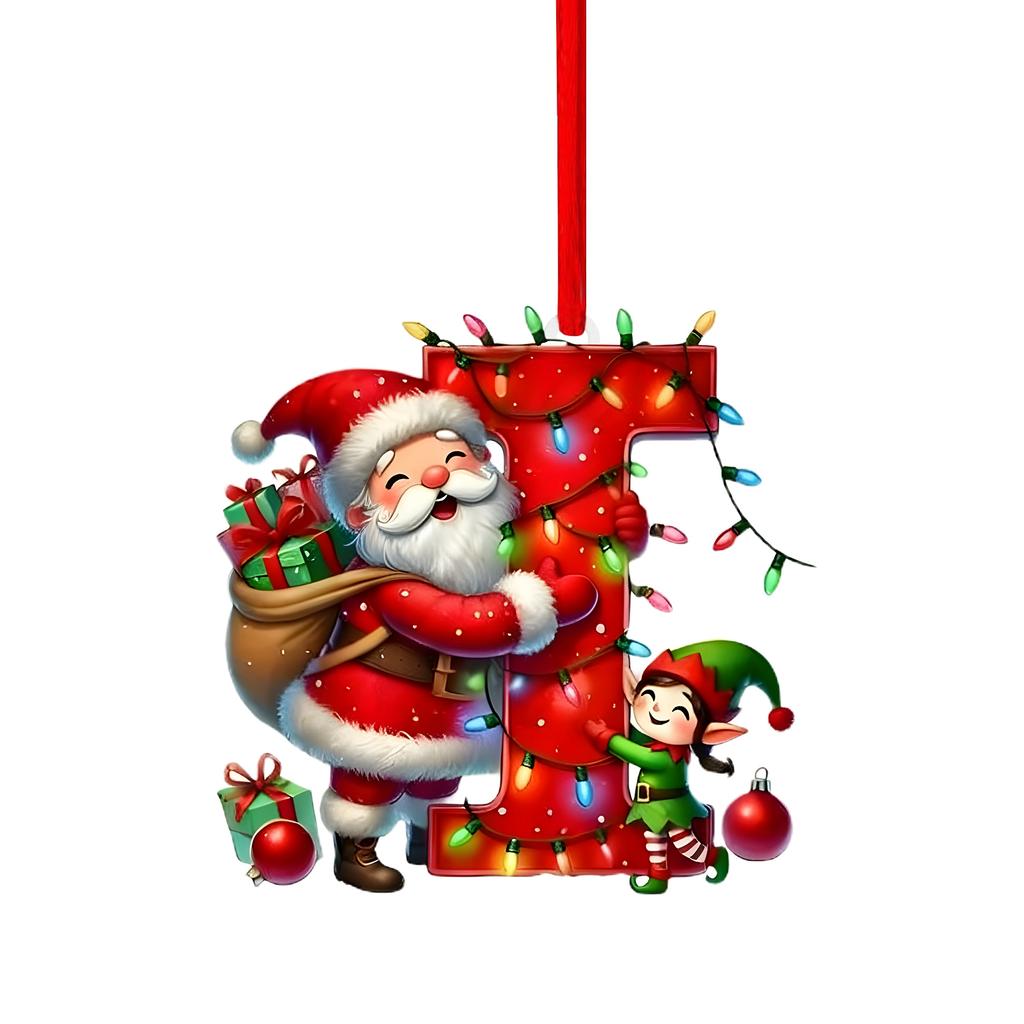 26 Letter,Christmas,Ornaments,Acrylic,1