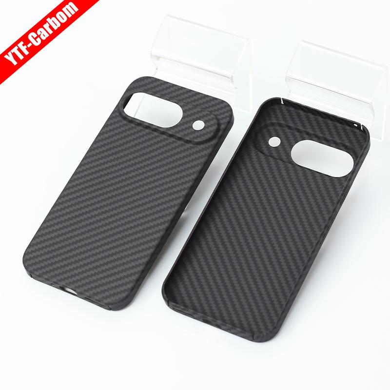 YTF-Carbon Carbon fiber case for Google Pixel 9 Pro XL Anti-fall Aramid Fiber case  Design Pixel 9 cover Thin and light Magnetic