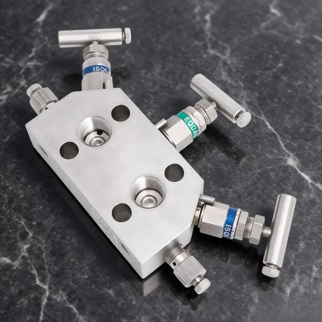 Three-Valve Sender Hand-Operated Coplanar-Flange for Industrial