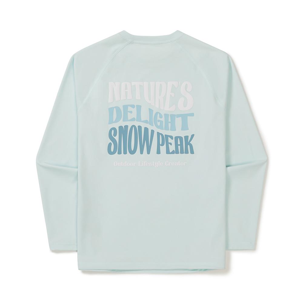 SNOWPEAK Вода Женский свободный рашгард мятный (S25MWWSW09)