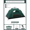 Tents for 3-4 Person Instant Pop-Up Automatic Dome Tent with Floor Tarp Quick Setup for Family Beach Hiking High Waterproof