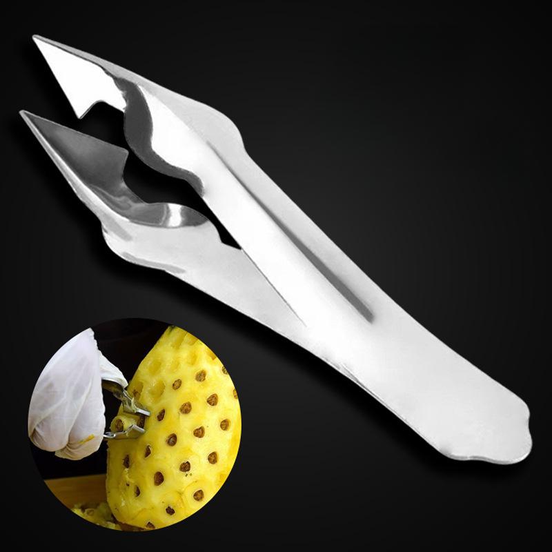 Strawberry Eye Remover Fruit Peeler Kitchen Knife Gadgets Pineapple Slicer Clips Stainless Steel Pineapple Corer Slicer Cutter