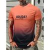 XL-7XL Oversized Men Tops O Neck Short Sleeve 3D Letters Printed Tee Casual Man Summer Plus Size T-Shirts