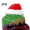 1/2 шт. Рождественская шапка с игральными костями «Инопланетяне», смоляная шапка Санты, игральные кости, украшение, прочные многосторонние игровые кости для детей и взрослых, семейная вечеринка, игровой реквизит