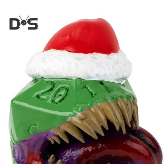 1/2 шт. Рождественская шапка с игральными костями «Инопланетяне», смоляная шапка Санты, игральные кости, украшение, прочные многосторонние игровые кости для детей и взрослых, семейная вечеринка, игровой реквизит