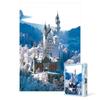 Пазл из 1000 деталей - Снежная сцена замка Нойшванштайн 2, популярная корейская головоломка