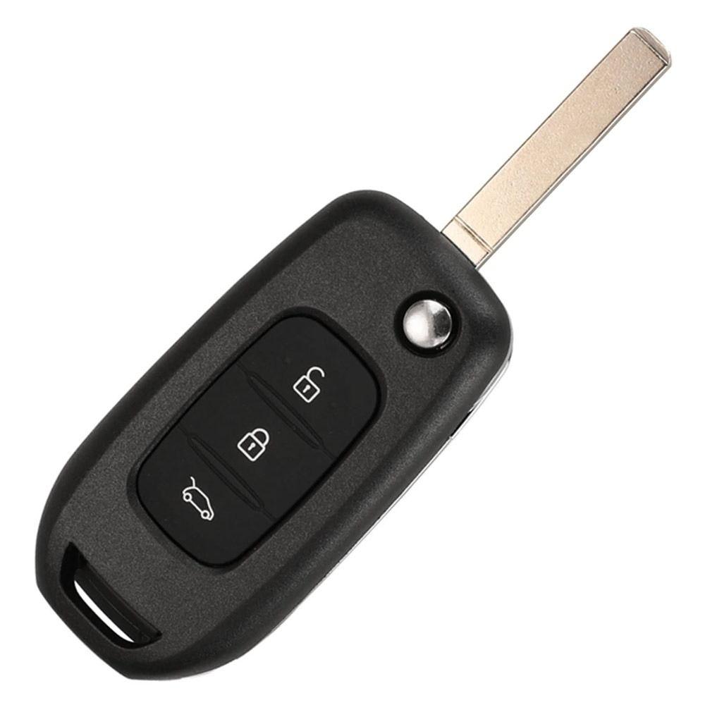 Корпус автомобильного ключа с 3 кнопками для Renault/Kadjar/Captur/Symbol/Kaptur/Megane/Logan 2013-2018