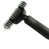 Solid Metal Wheel Carpet Seam Roller Serrated Toothed Roller  DIY Home Carpet Laying