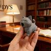 Ручная 3D-скульптура кошки, 3D-печатная фигурка, Милый кричащий орнамент, Креативное печатное украшение для полки, Котёнок, Настольное украшение для дома и офиса