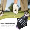 Пластиковый корпус маркера для гольф-мяча, вращение на 360 градусов, прицеливание, клипса для разметки, профессиональный маркер для рисования линий, портативный маркер с тремя линиями, гольф