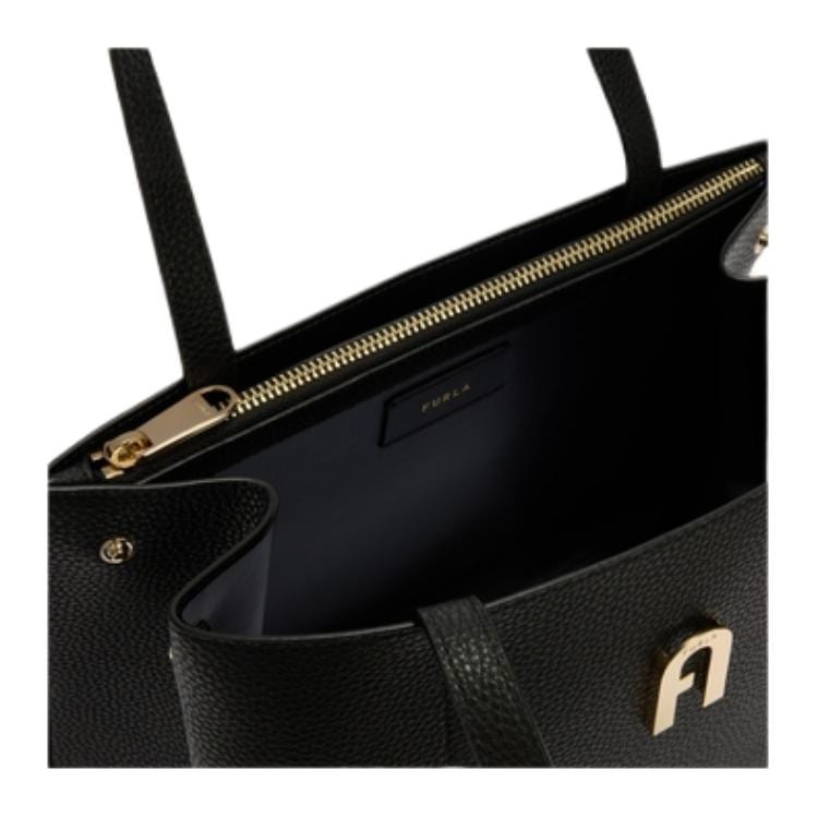 Furla Cow Leather Tote Handbag, Shoulder Bag Medium Women's Black WB01828-BX3632