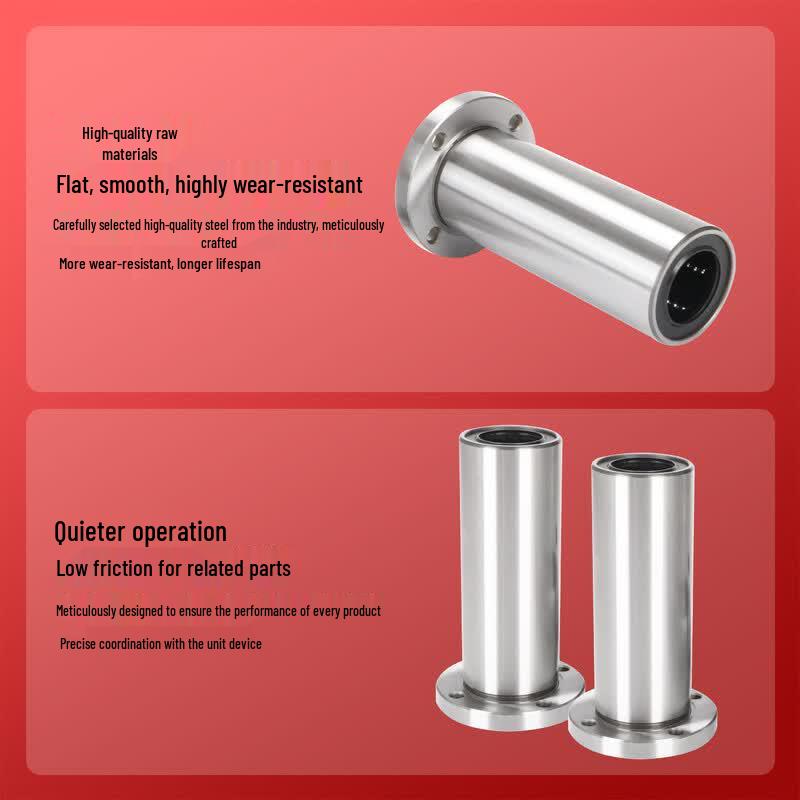 SHSMOO Extended Round Flanged Linear Motion Ball Bearings