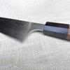 7 Inch Kiritsuke Knife T12A High-carbon Steel Core Sanmai-gawari Blade Slicing Cleaver Handmade Forged Kitchen Knife Wood Handle