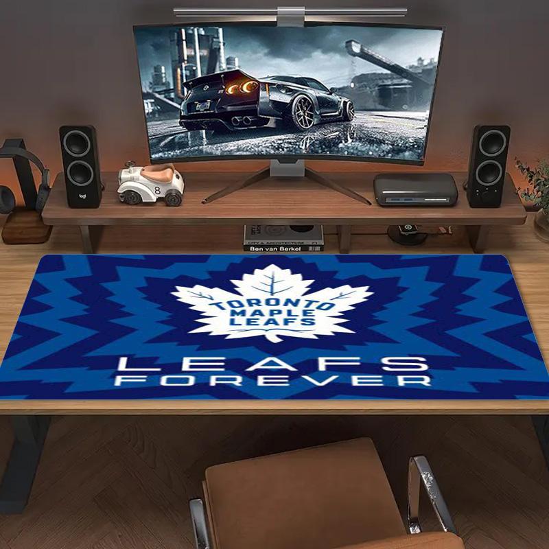 Toronto Maple Leafs Logo Color Mouse Pad Large Gaming Table Cushion Non-slip Laptop Tablet Big Mousepad XXL Mat Mini PC Playmat With Lock edge