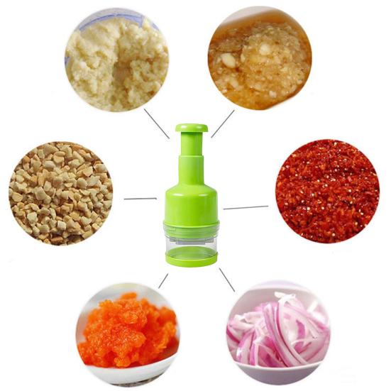 Ручной пресс-измельчитель Yousheng с нескользящей ручкой, легко чистится, универсальный, компактный, ручной пресс-измельчитель, овощерезка