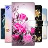 Fashion 3D Painted Pattern Phone Cover Lanyard Flip Leather Case For Samsung Motorola Moto Asus Zenfone ZTE Blade