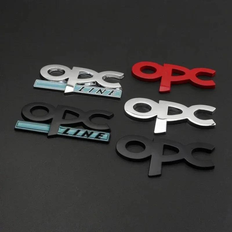 ABAC1 3D Metal Logo OPC Line Emblem Astra Zafira Antara Combo Corsa Meriva Insignia R Aglia Mokka X Accessories