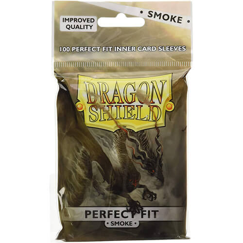 Рукава-карточки Dragon Shield Smoke, идеальная посадка, упаковка из 100 шт.