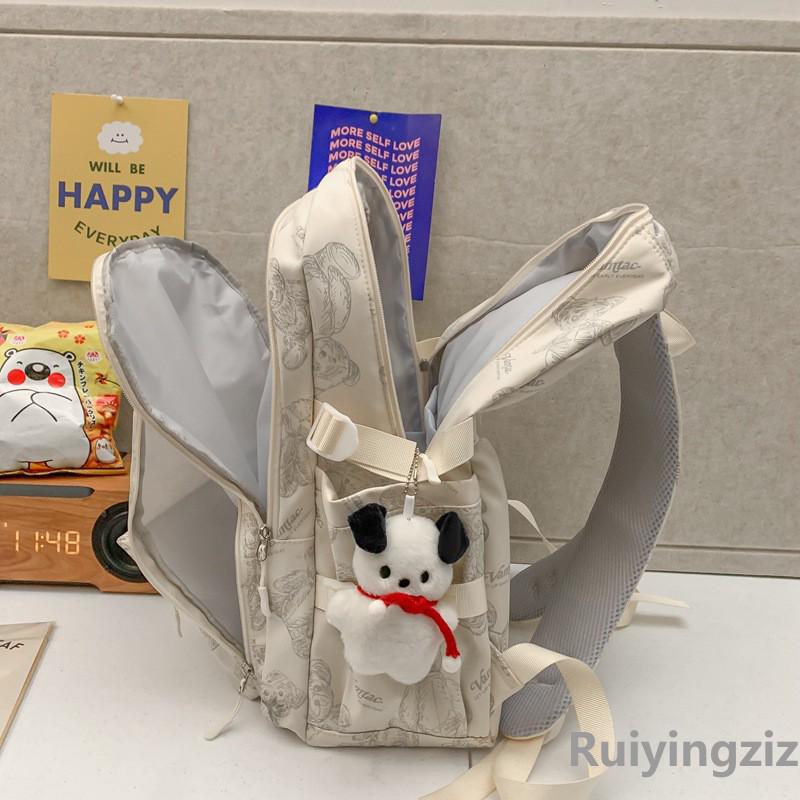 Рюкзак с принтом медведя для девочек — подойдет для студентов колледжей, старших классов, учащихся младших классов и учащихся младших классов